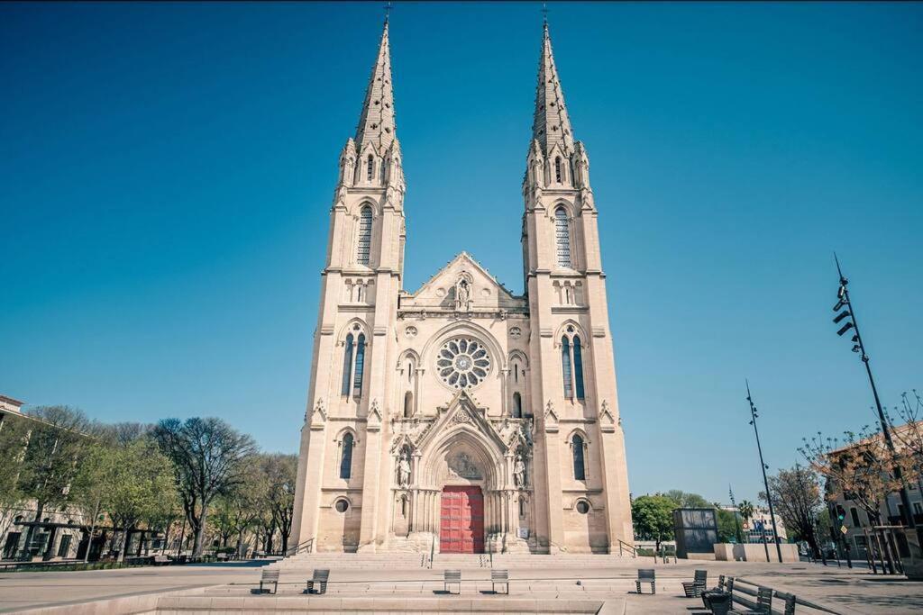 Le Contemporain-2 Chambres-Vue Eglise Saint Paul Nimes Exterior foto